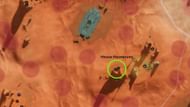 Zephyrine Tuma, the Representative of House Novebruns, is located inside a cave on a cliff just west of The Anomaly (Image via Funcom)